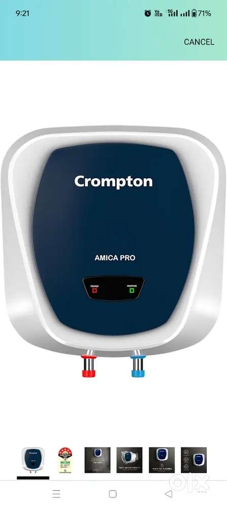 Brand new pack gyser