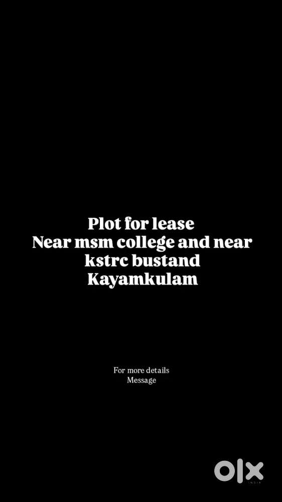 Shop for lease kayamkulam