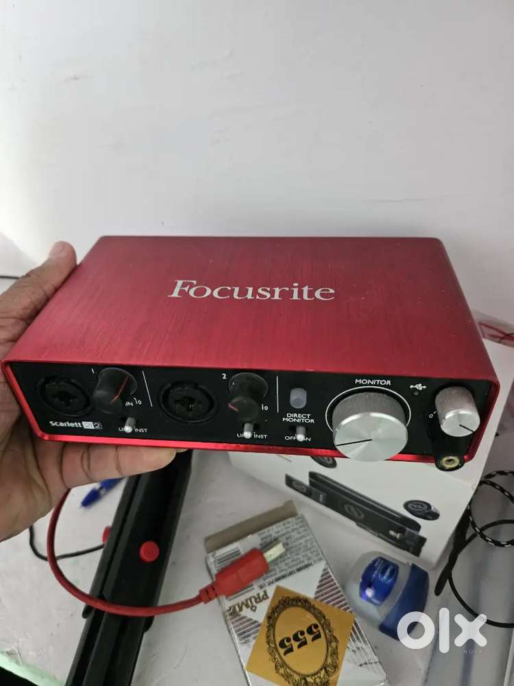 Audio interface 2i2 focusrite scarlet