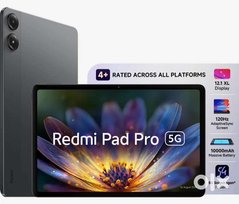 REDMI pad pro 5G - 8/128 GB - WIFI + 5G Tablet (Graphite Gray)