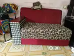 Stylish sofa neat condition and include sofa cover also