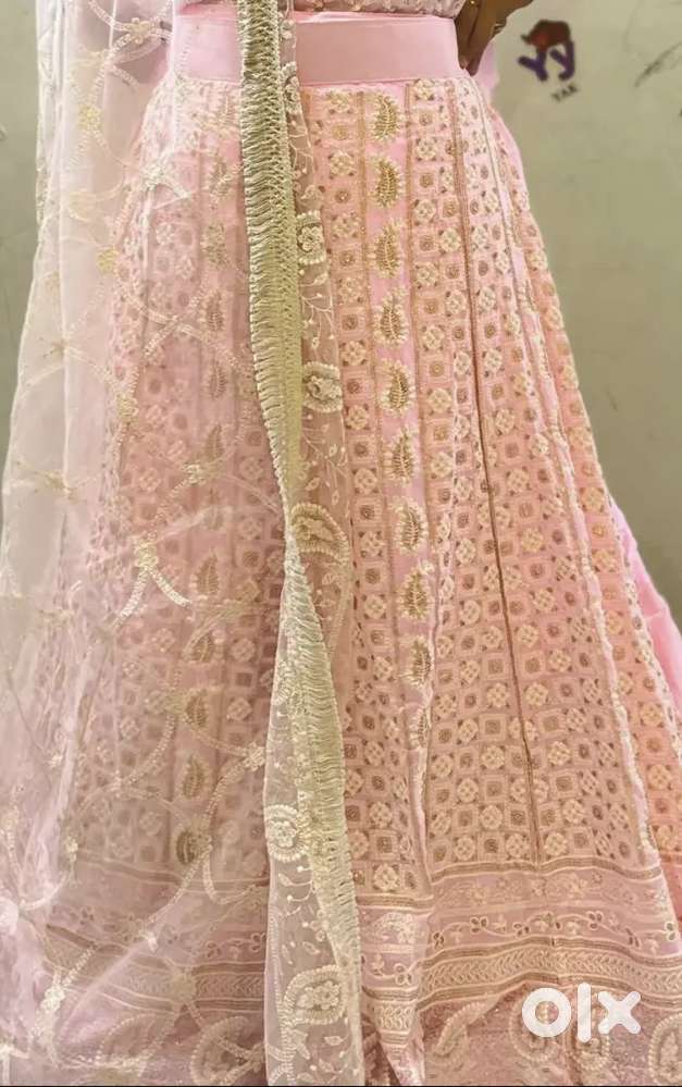 Semi Stitched Lehnga and unstiched choli with dupatta sets