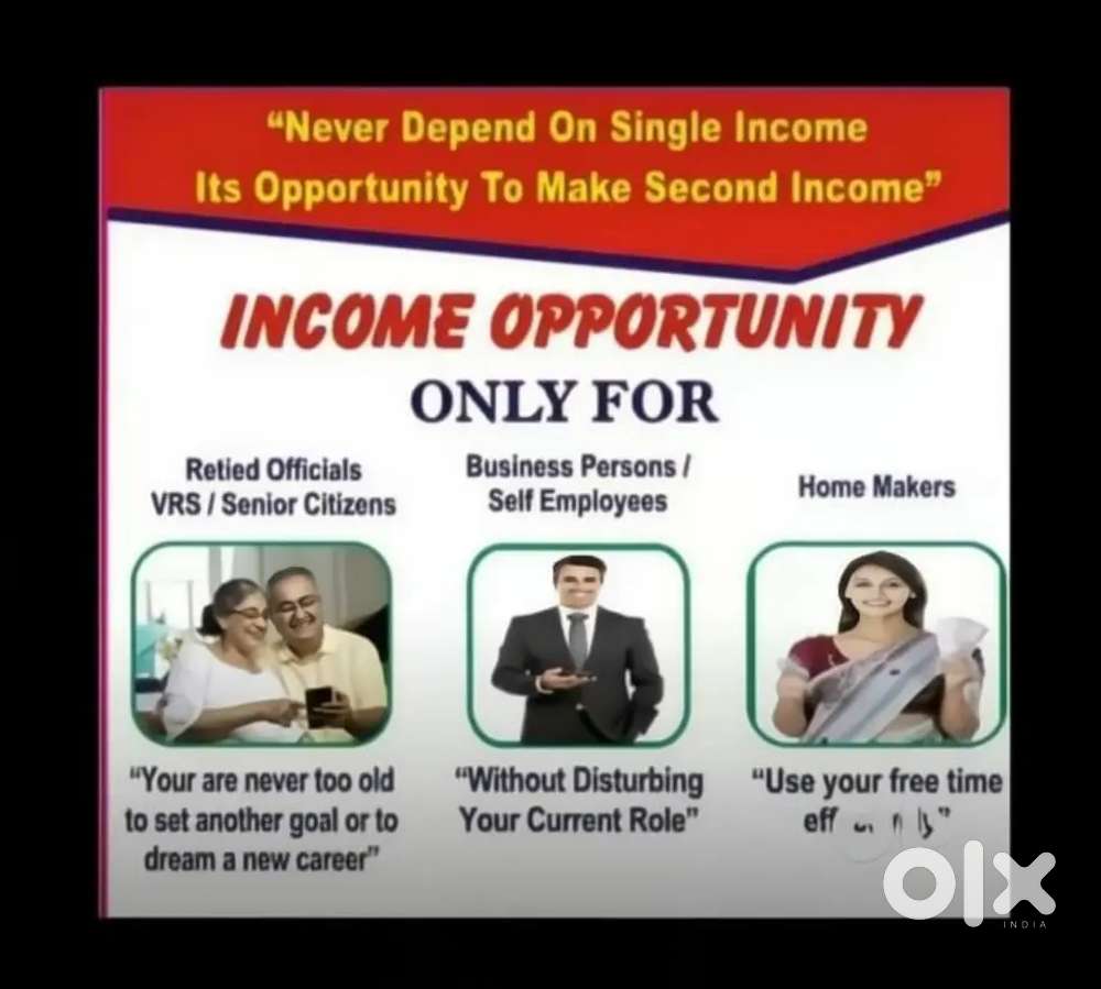 BEST OPPORTUNITY FOR RETIRED/VRS , BUSINESS PERSONS & HOME MAKERS