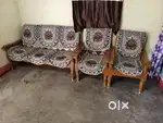 Pure wood sofa