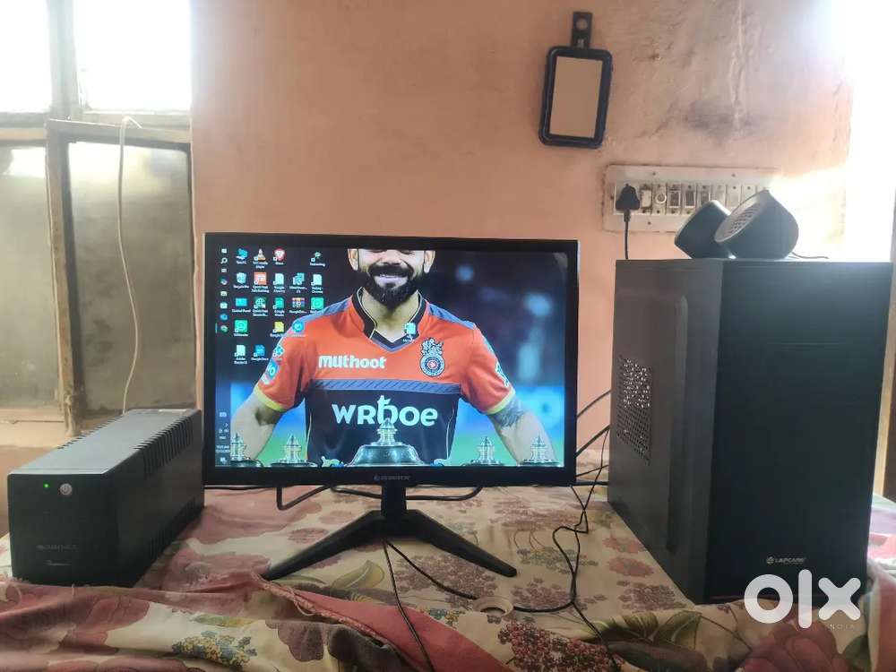 Full Setup PC – CPU + Monitor + UPS + Keyboard Mouse – Ready to Use