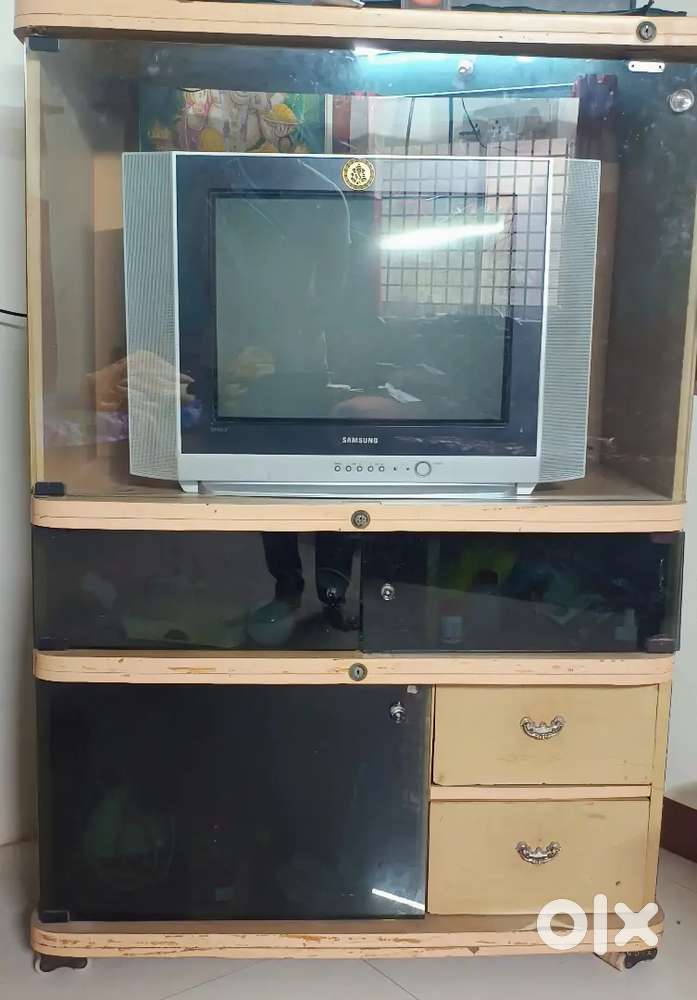 TV cabinet with TV