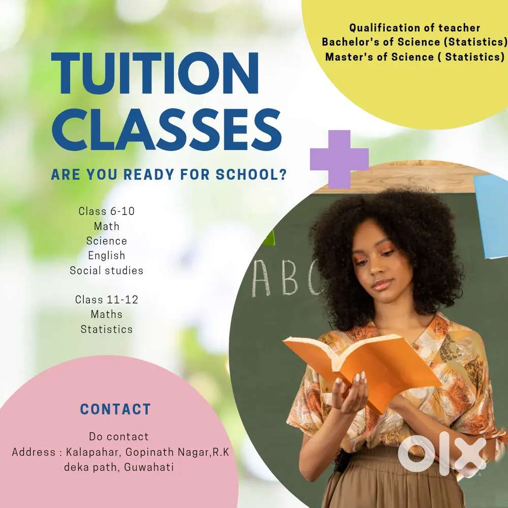Tuition classes available( both online and offline)and home tuitions