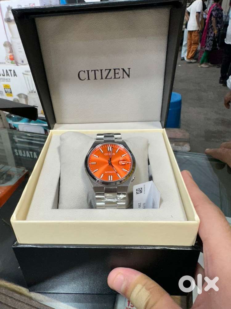 CITIZEN TSUYOSA NJ0151-88Z MECHANICAL SPECIAL ORANGE  DAIL WITH BOX