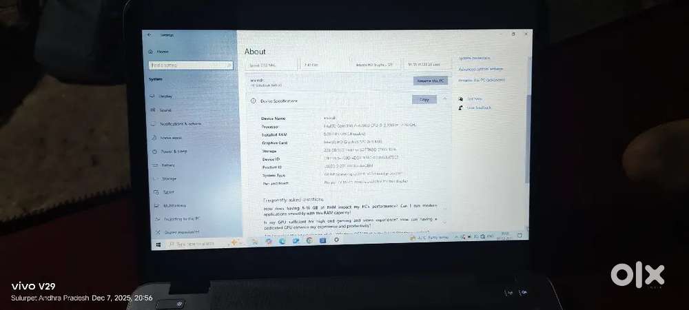 Hp elitebook  840 g3...