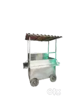 Food Cart ( Stainless Steel with Wheels)