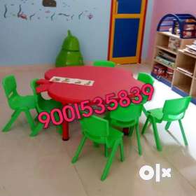 New kids play school furniture set table with chairsAvailable all types school furnitureWooden furni...