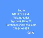 Need male (Picker&loader) NCB ENCLAVE