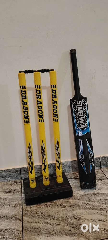 CRICKET BAT WITH STEMP