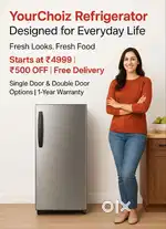 This single door fridge is reliable and keeps food fresh.