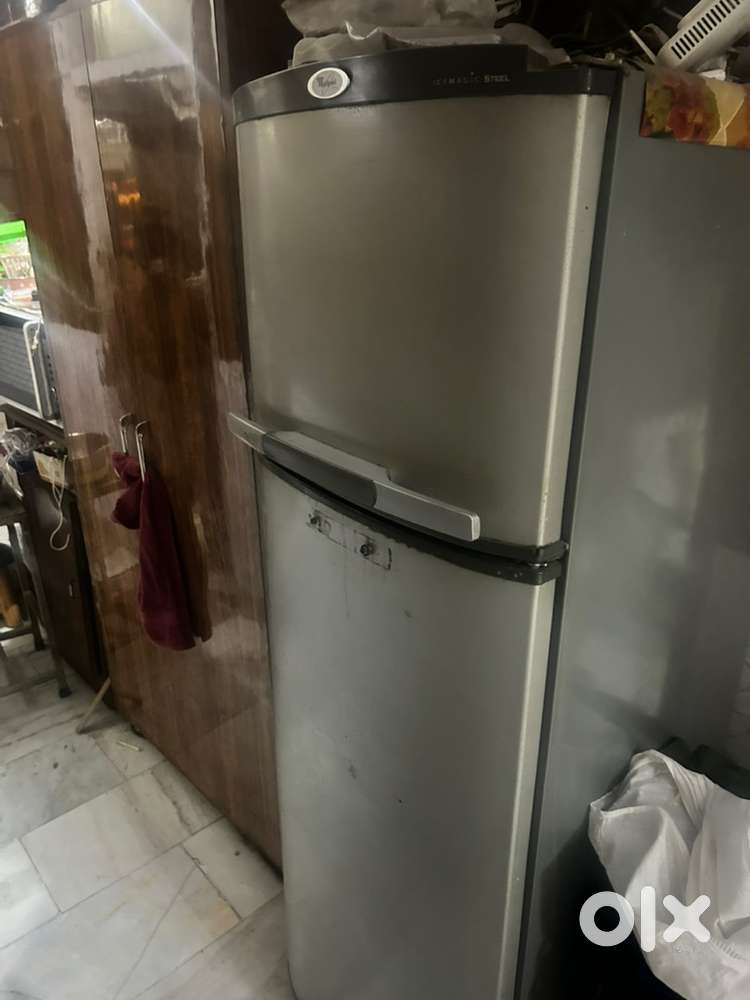 Grey double door fridge LG brand
