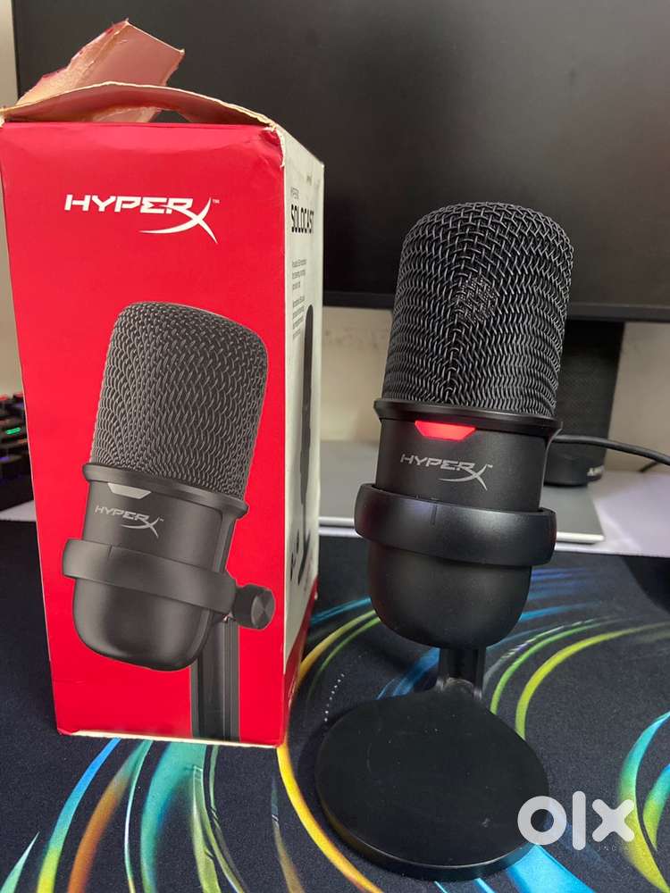 HyperX solocast gaming USB Microphone with touch