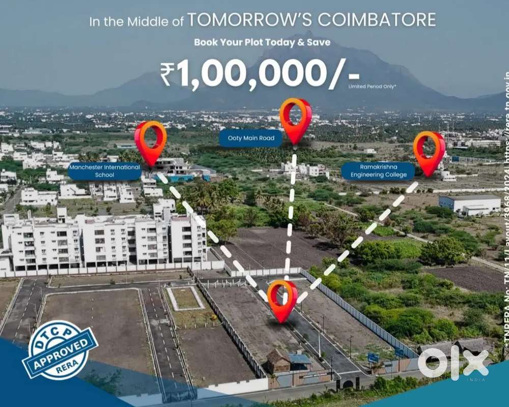 Saravanampatty To Thudiyalur Main Road