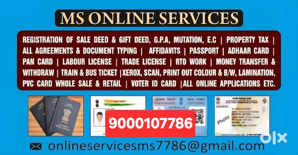 Need a computer operator for online services and document typing