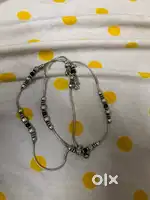 Silver anklets