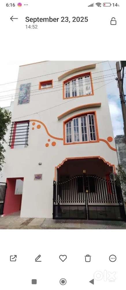 1bhk in ground floor duplex house 3bhk