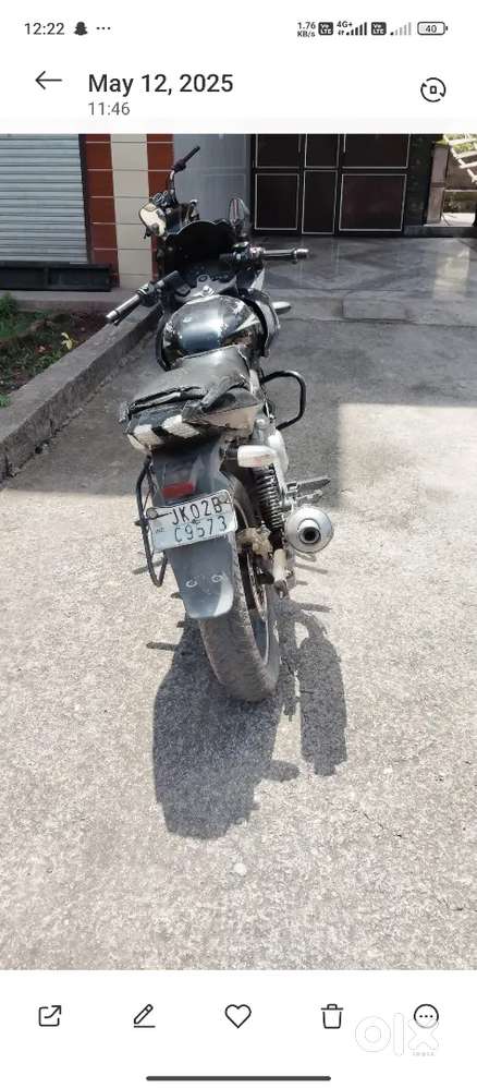 A bike in normal condition