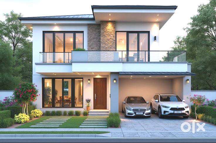 Step into luxury living — 9 Cent plot with a stunning 2500 sq.ft 4BHK