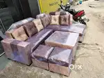 Brand new sofa L safe with santer table