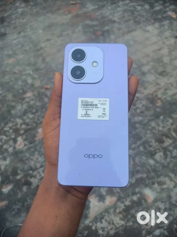 Oppo a3x 5g 8 128 phone and charger