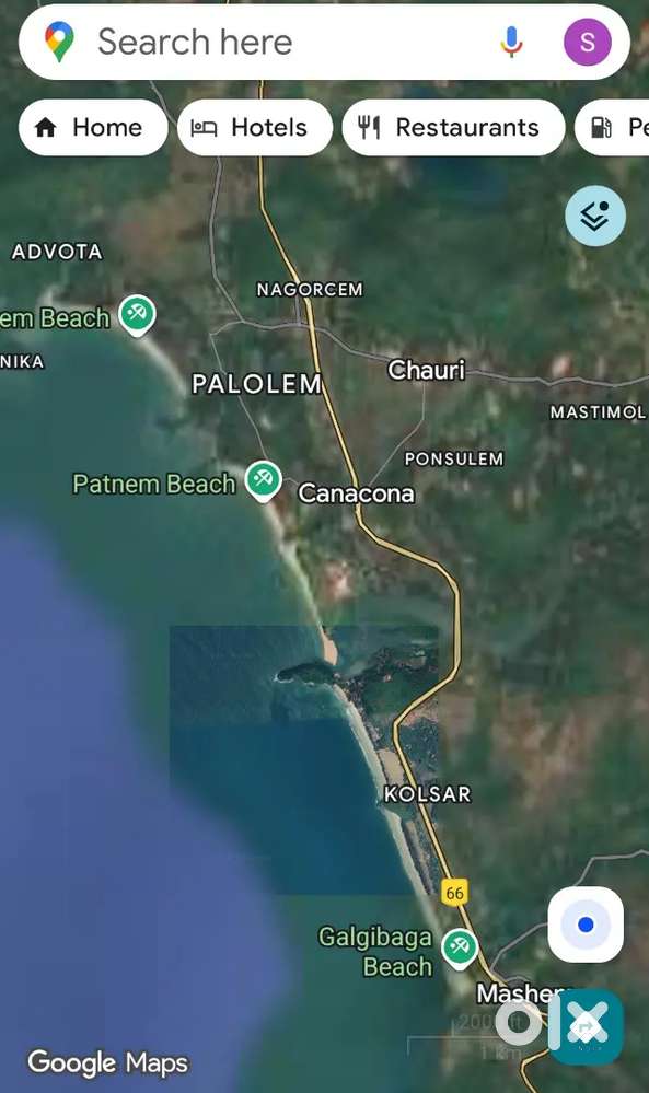 1000sq sea view plot south goa