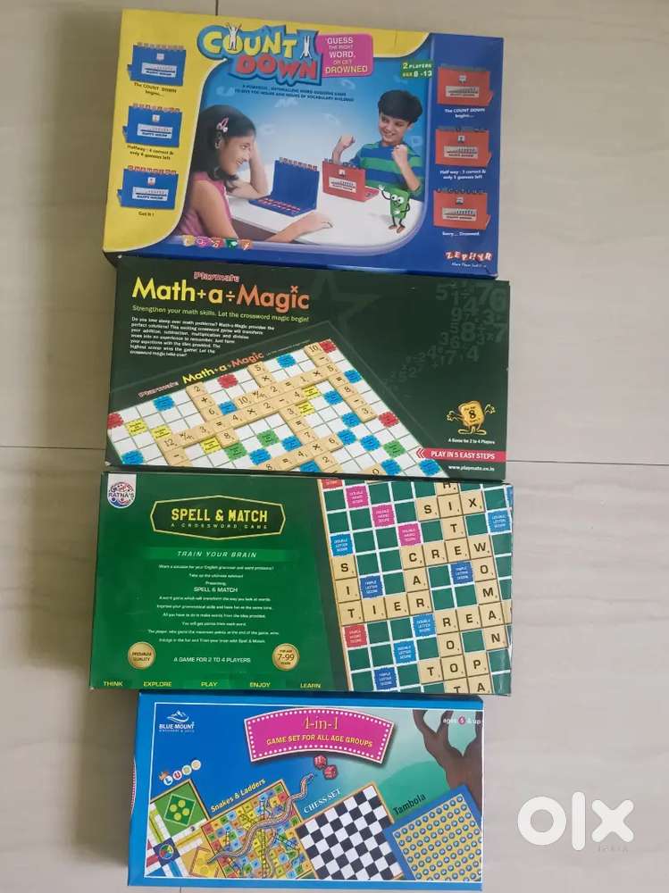 Games for kids in good condition age group 5 to 15