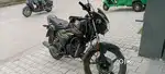 Mat steel black metal SHINE 125 DISK
