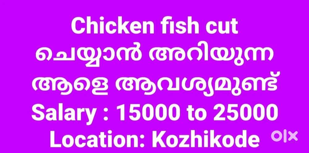 Fish Cutting  staff urgent vaccancy