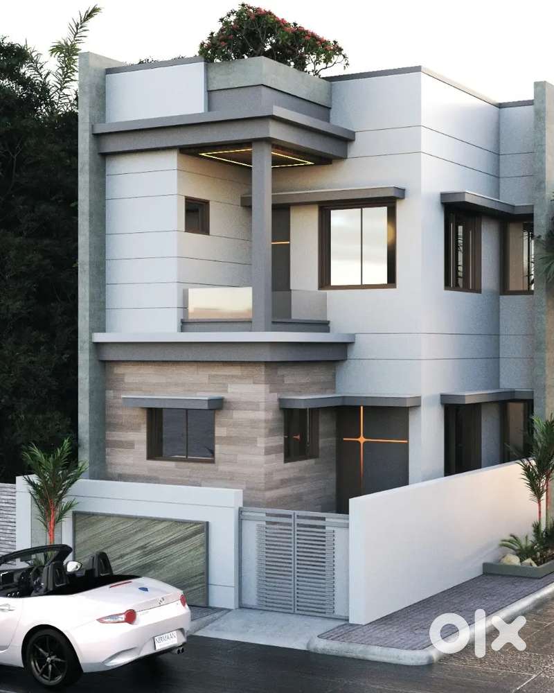 Gokul Greens 3BHK house with Solar 3.27 KVA. One year old construction