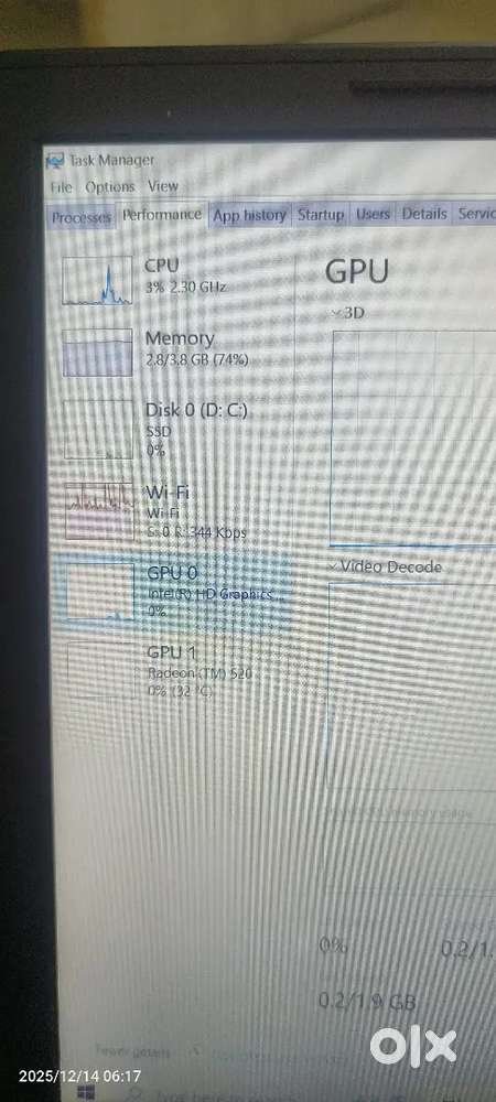 Dell inspiron 15  3000 Intel i3 7th generation with AMD graphic