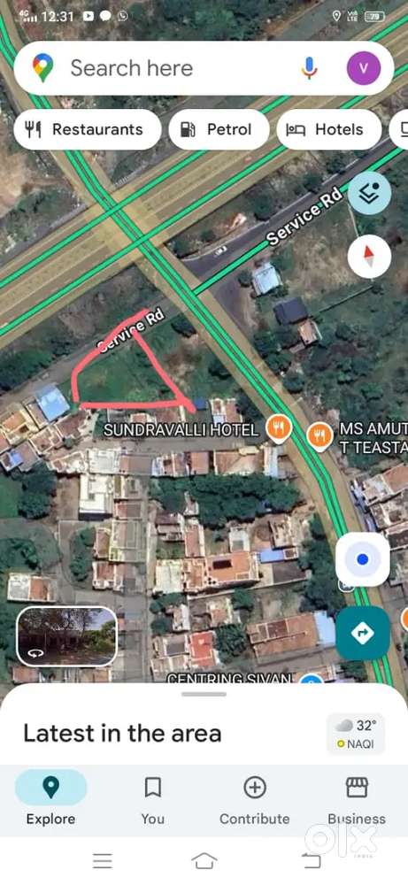 Empty ground land for rent Tirumangalam