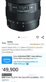 Lens Tokina ATX-I 11-20Mm F/2.8 Nikon Mount