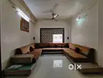 3bhk fully furnished flat 1000 carpet 60L only