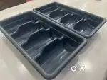 2 Plastic cutlery tray