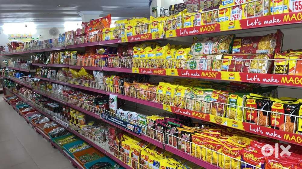 Supermarket with cafe