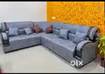 Simple and unique design L shape sofa