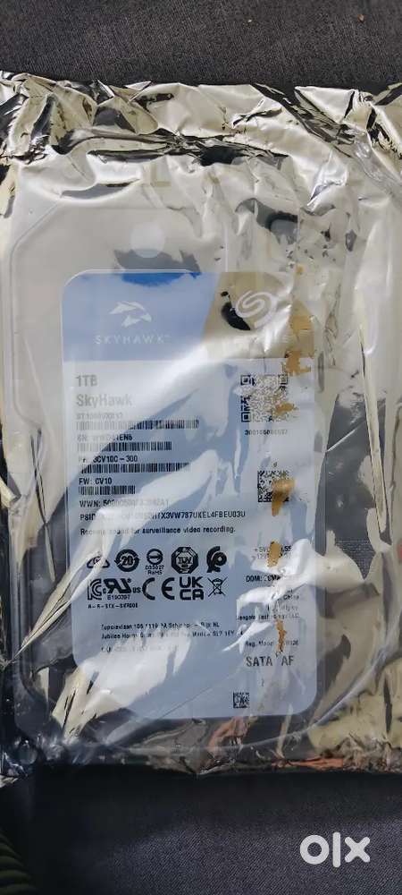 Hard disk 1TB New CP Plus Bullet camera 2.4mp