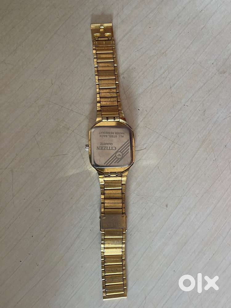 Classic golden watch