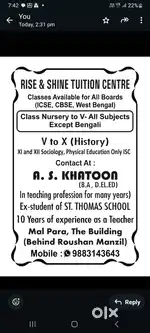 Experienced teacher