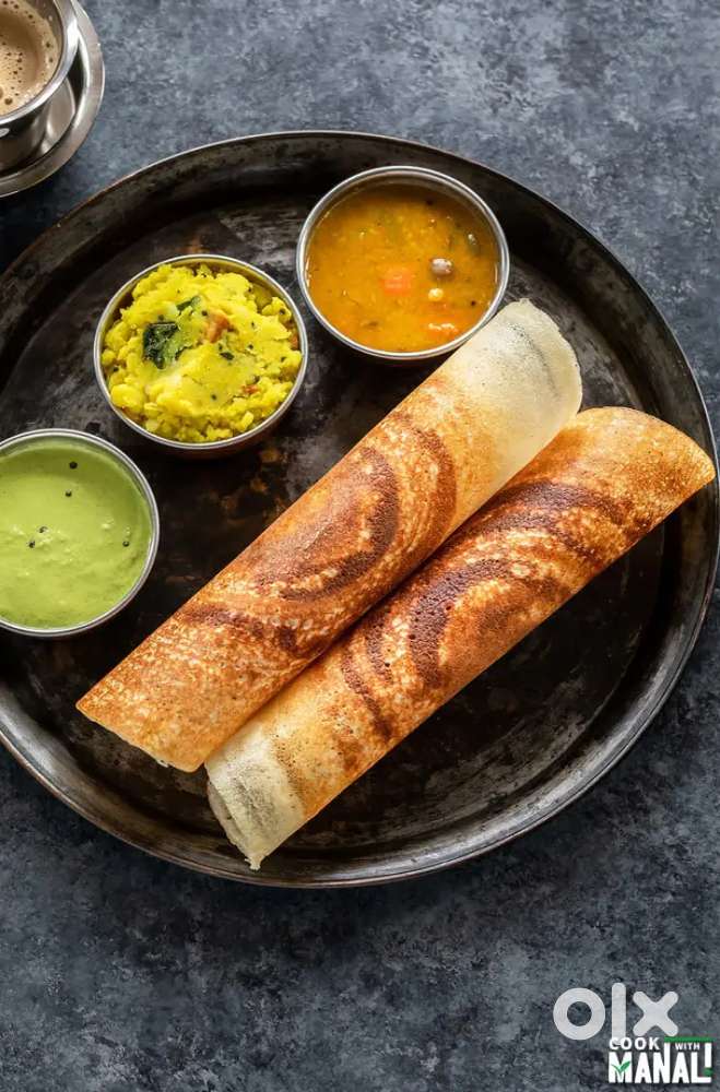 South Indian cook require, idli, dosa, uttupam