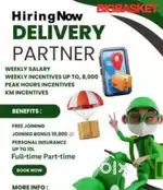We are Hiring delivery boys Full time and part time job
