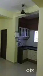 2bhk furnished flat with covered car parking n guard  facility