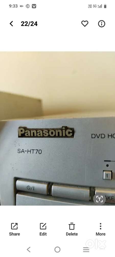Panasonic 5.1  very good condition urgent sale