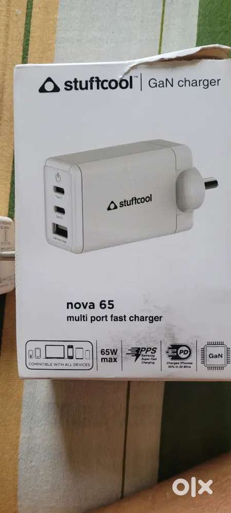 Suftcool multiport fast charger 2 C type 1 USB  bill box Hadapsar