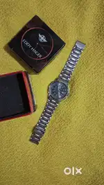 EDDY HAGER SILVER ANALOG WATCH FOR MEN