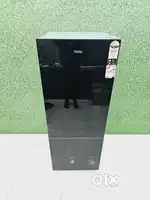 #Haier double door mirror type door design fridge